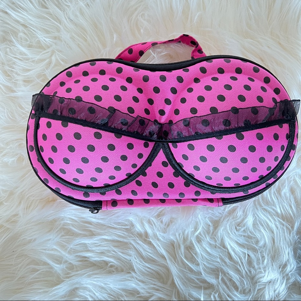 Travel Bra Organizer Oink/Polkadot Case